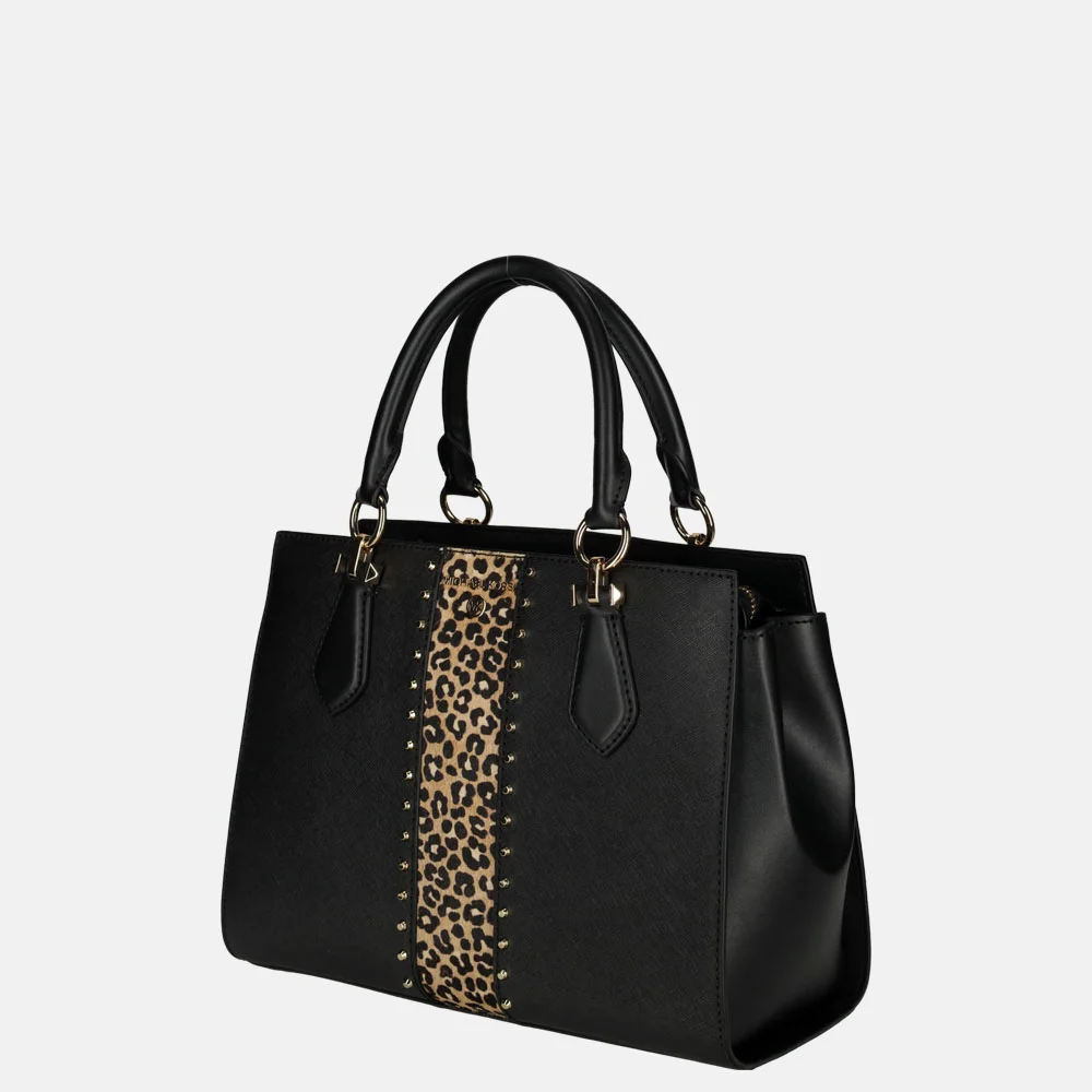 Michael Kors Marilyn handtas black multi bij Duifhuizen